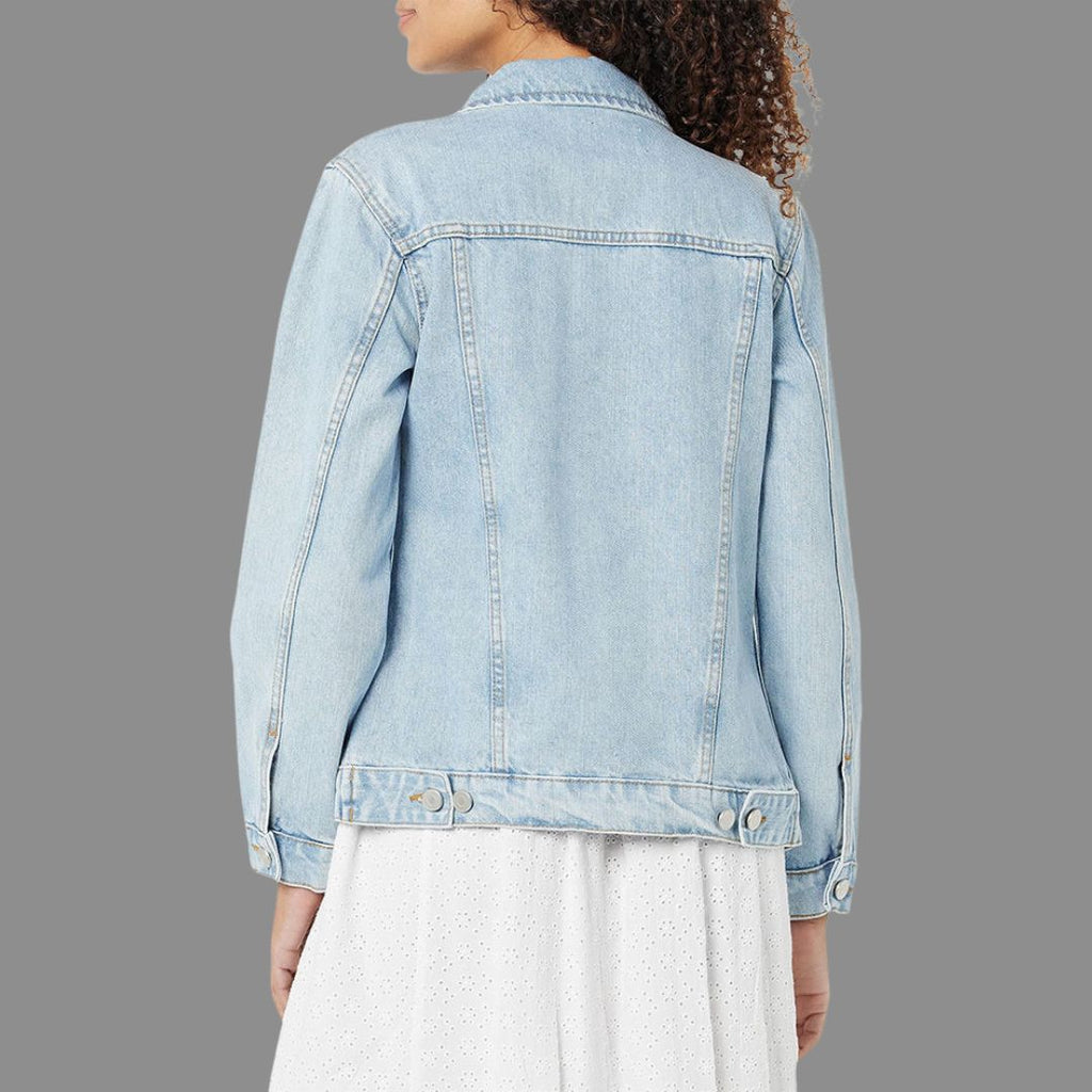 Ljusblå Denimjacka i Klassisk Sommartvätt